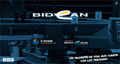 Desktop Screenshot of bidean.es